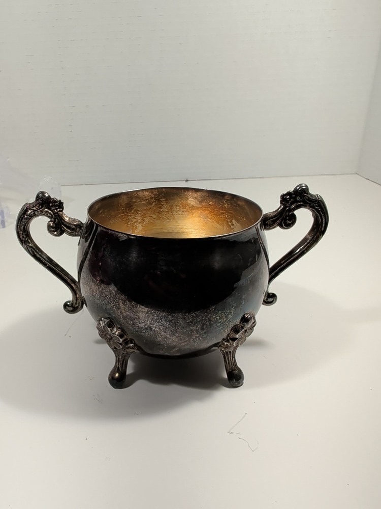 Leonard, Silver Plated,footed Sugar Bowl