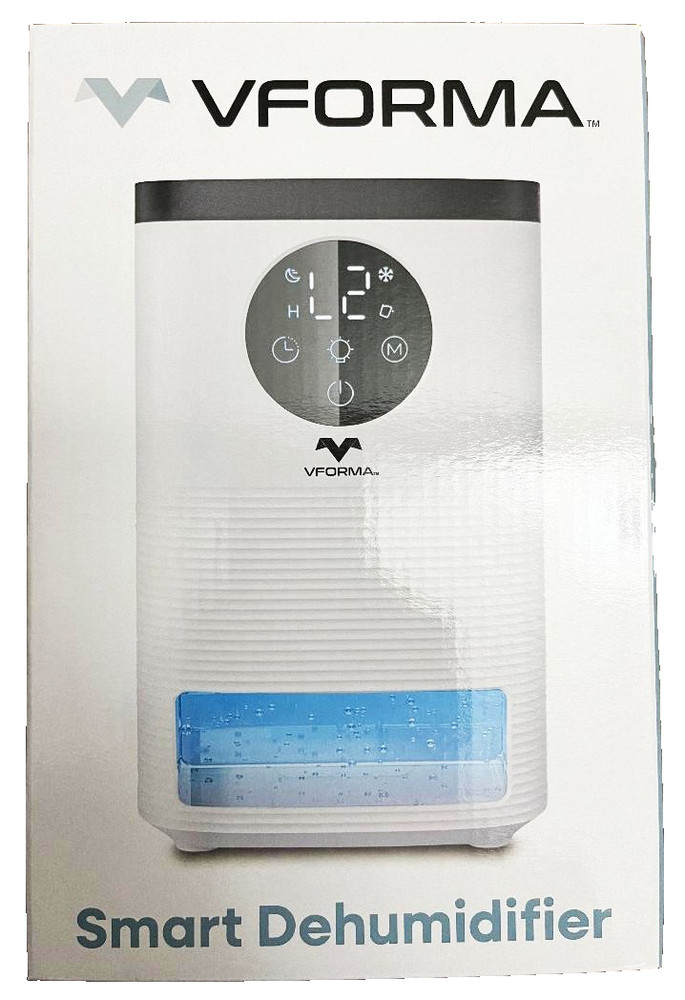 VFORMA SMART Compact Portable DEHUMIDIFIER NEW BOX 1400ml LCD Timer