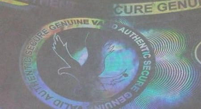 SERVICE DOG ID CARD HOLOGRAPHIC - 1 SIDED CUSTOMIZABLE PHYSICAL & DIGITAL