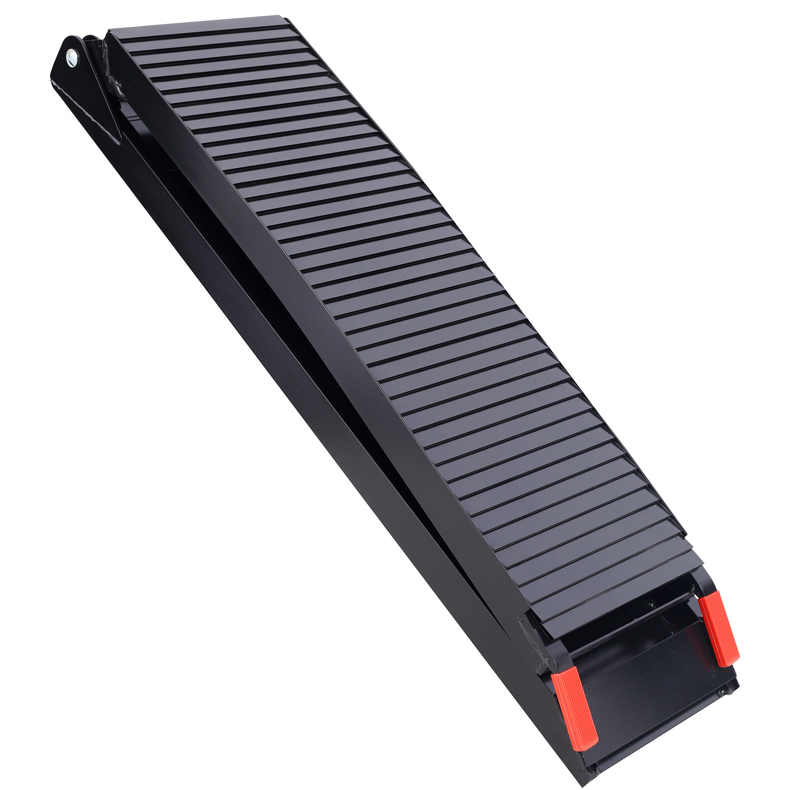 2pcs 80-Inch Aluminum Ramps 1500 lbs Folding Loading Ramps for Truck Lawn Mowers