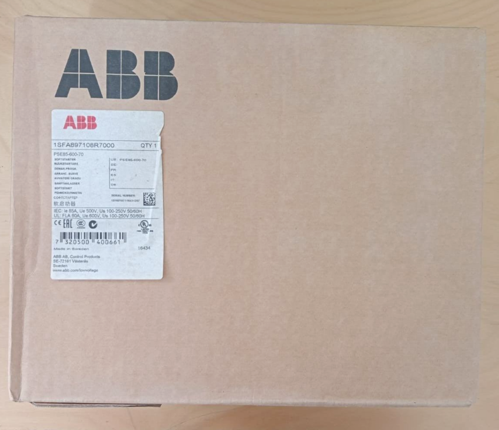 ABB PSE85-600-70 SOFTSTARTER ISFA897108R7000 New