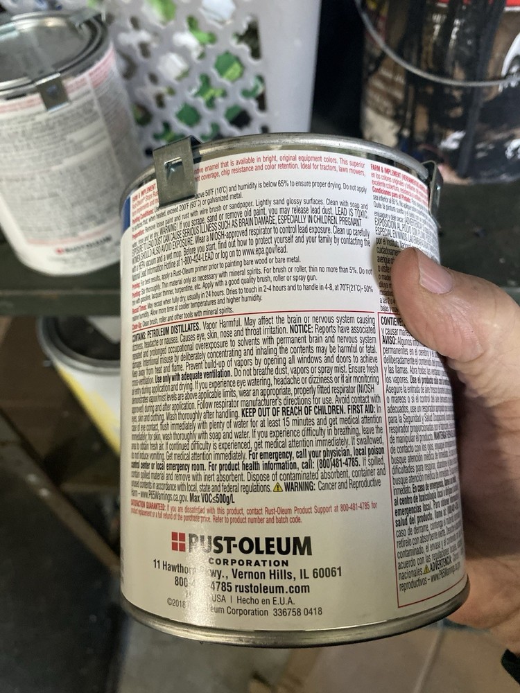 Rust-Oleum Farm & Implement Paint Ford Blue 1 Quart Weather & Rust Resistant