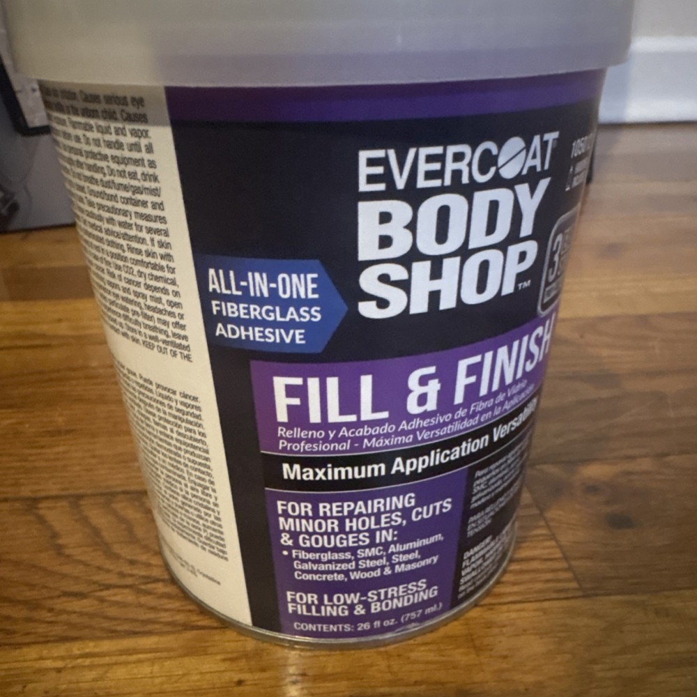 Evercoat Body Shop 105012 Fill &Finish Repairs Minor Holes, Guts,& Gouges