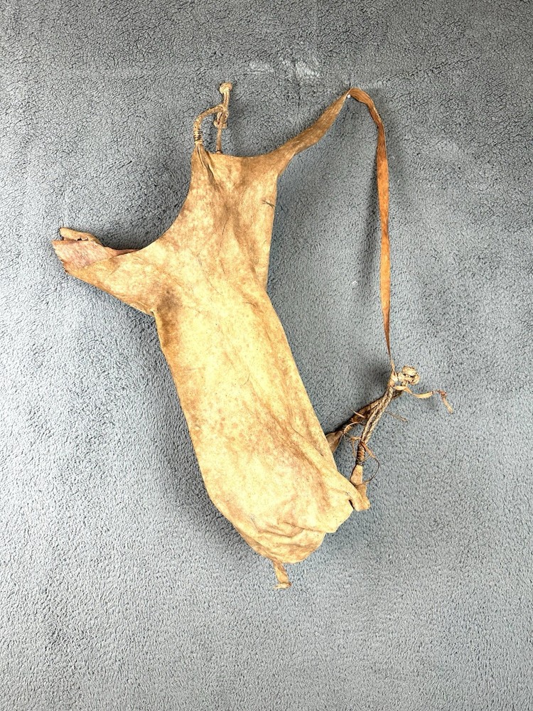 Native American leather Water Bladder Rare