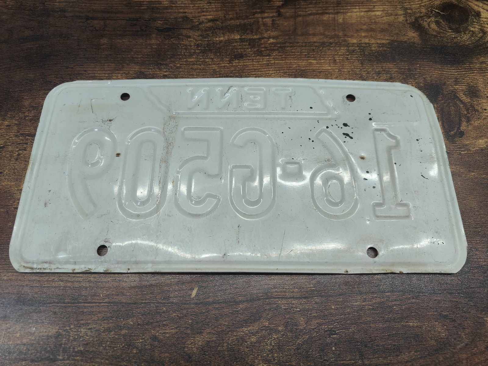 🟧Tennessee TN Tenn License Plate Tag 🟧 1971 71 70s 16 G509 Antique Roane