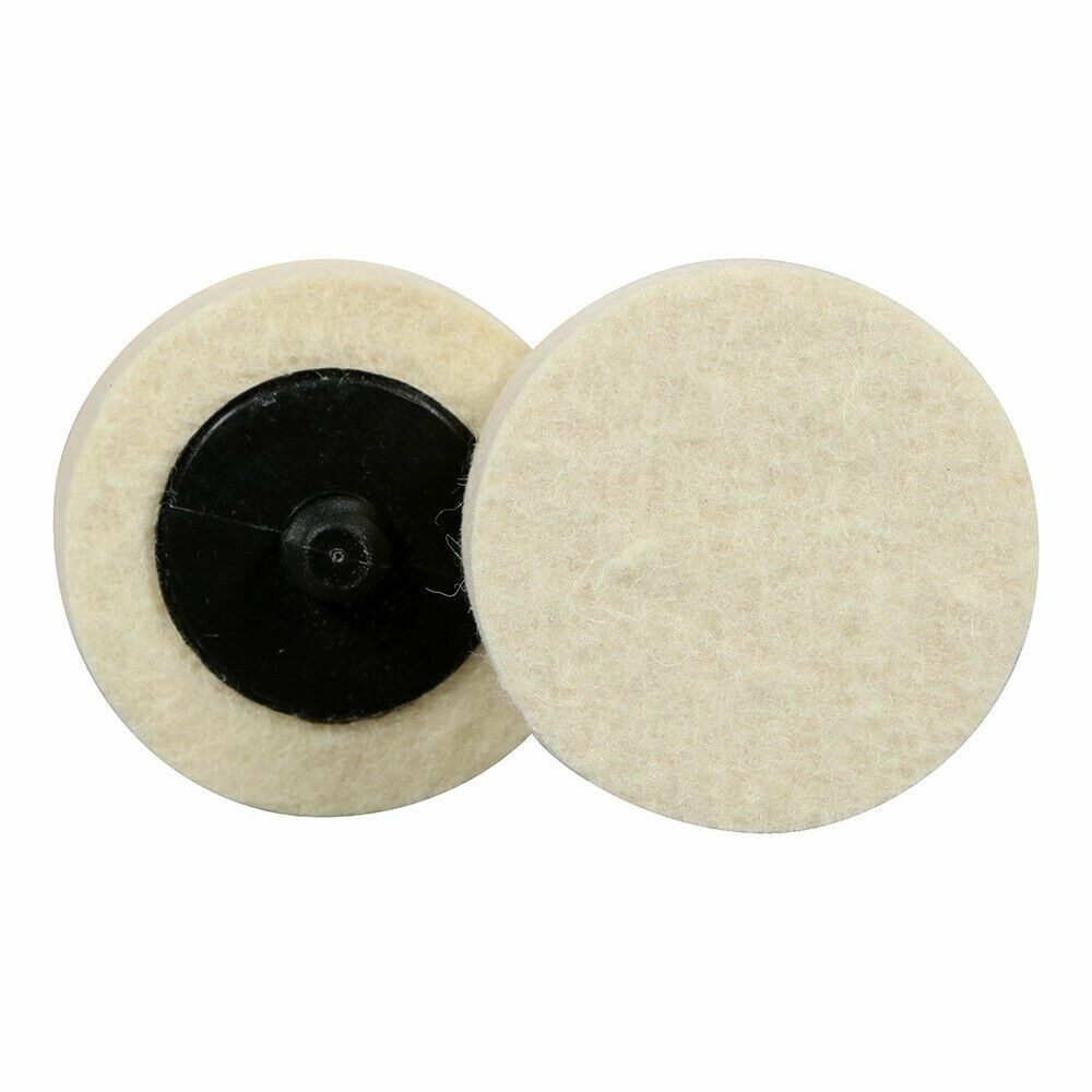 10 Pack - 2" BHA Polish Plus Quick Change Felt Buffing Discs Roloc Type R