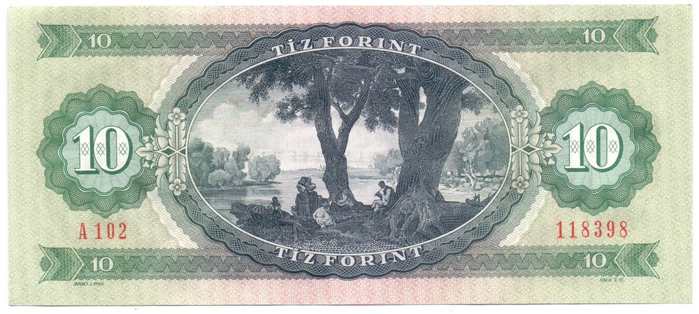 Hungary 10 forint 1975 UNC