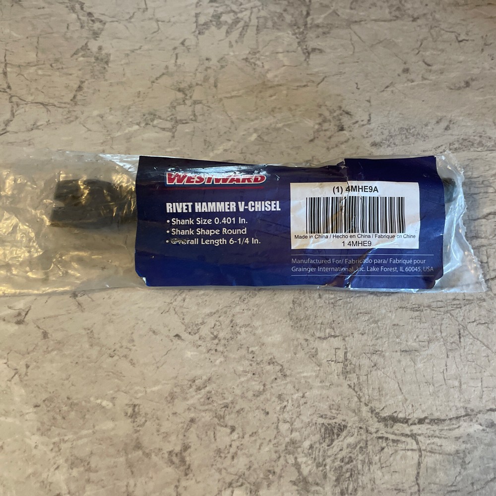 Westward Rivet hammer v-chisel 4MHE9A NIB