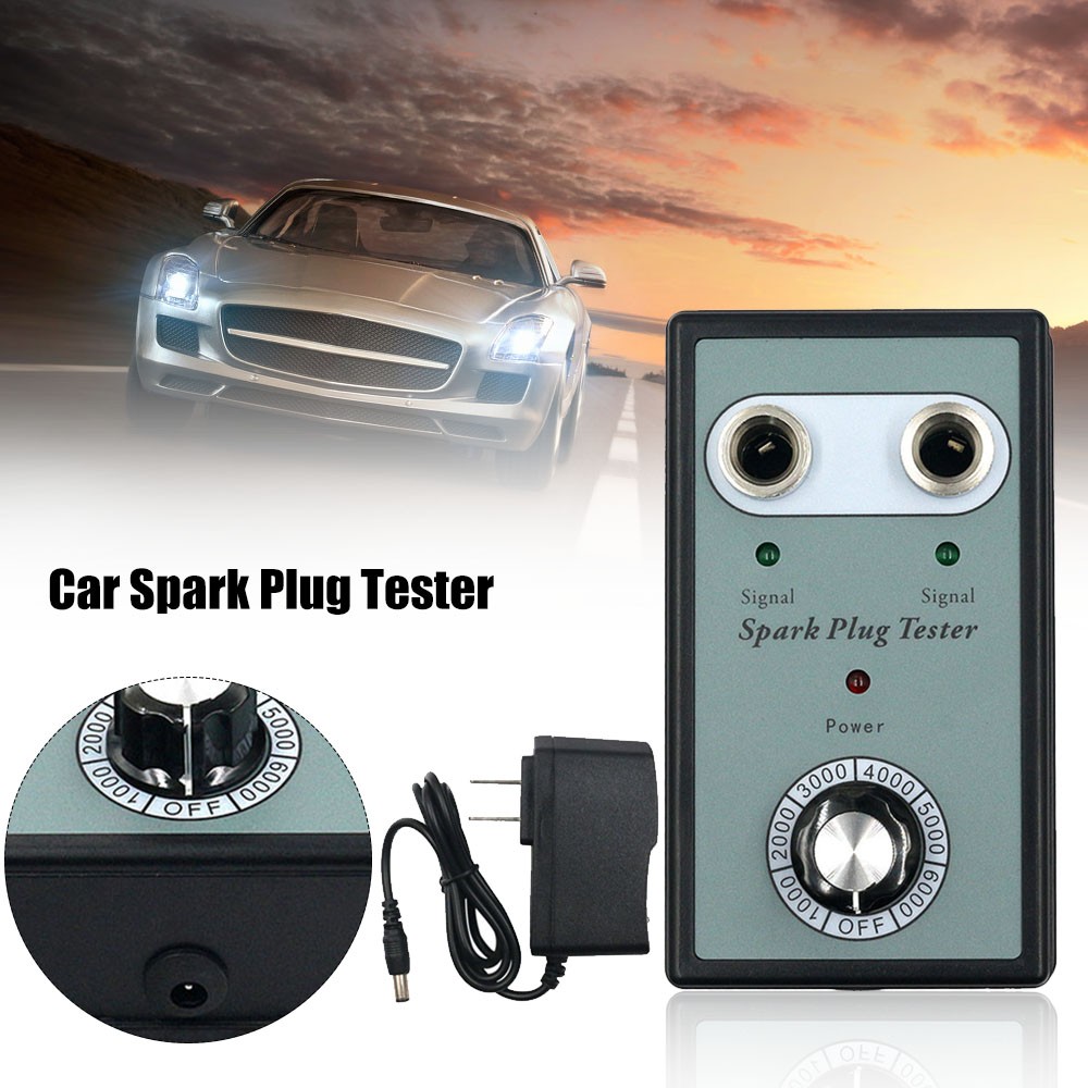 Car Spark Plug Tester Detector With Two Holes Ignition Plug Analyzer OYBA