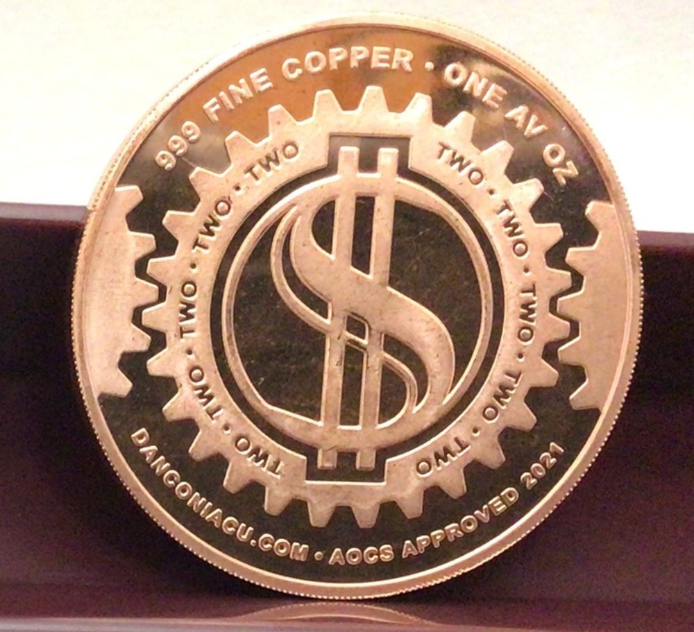 1 Coin 1 AVDP Ounce D'Anconia Copper Round!!!