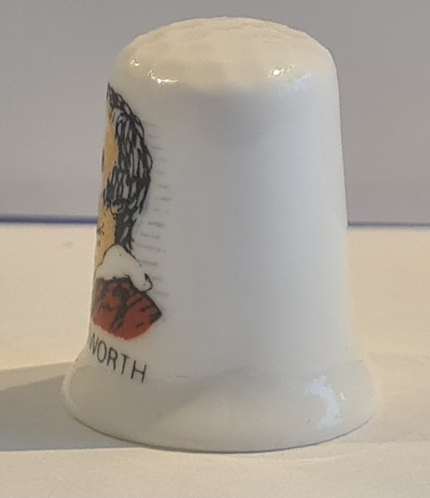 Wordsworth Thimble Fine Bone China Thimble William Wordsworth