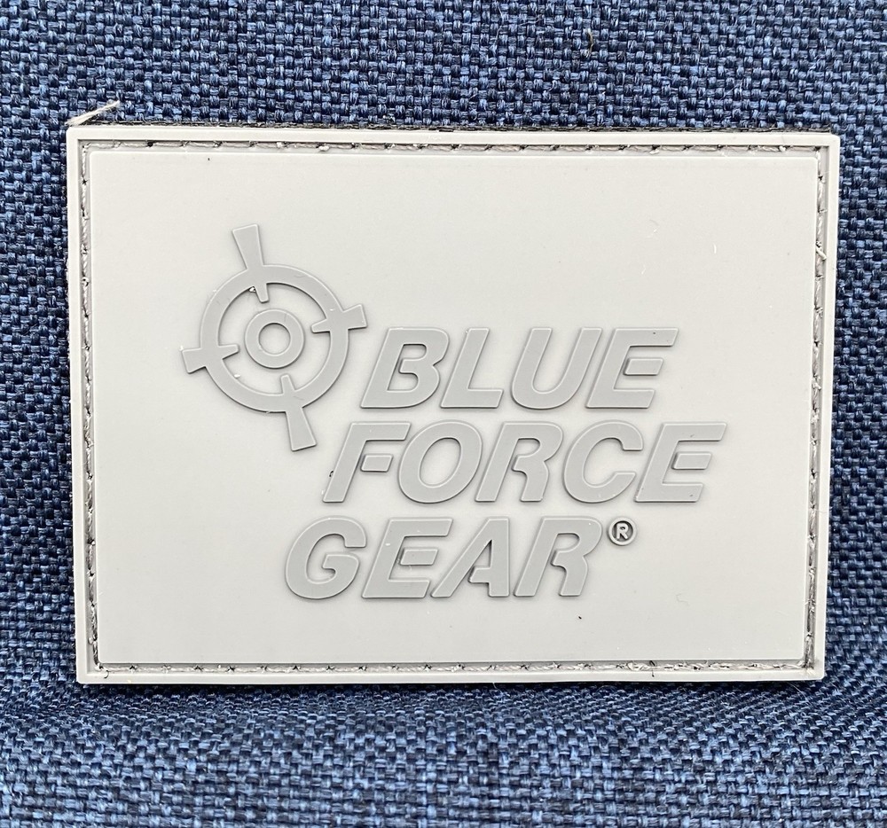 Shot 💥 Show 2024 Blue Force Gear “Gray Logo” Patch, Hook&Loop, New!