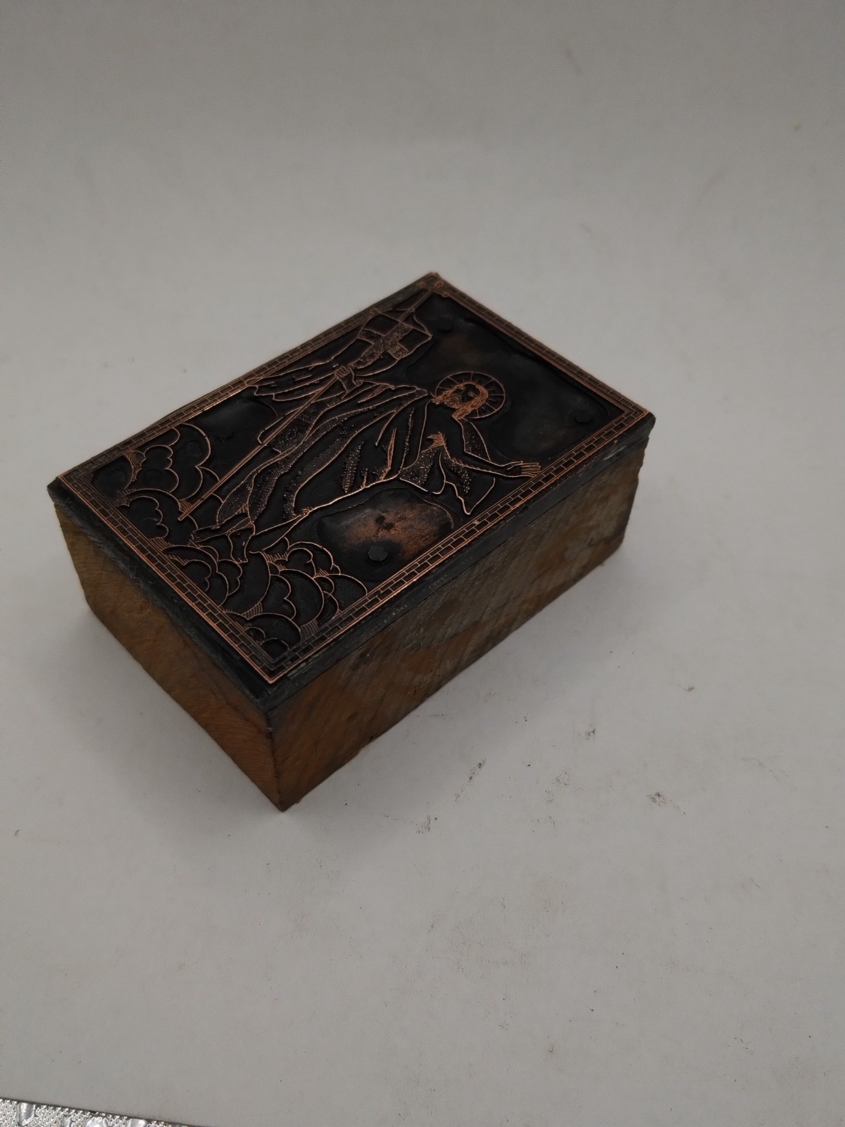 Printing Letterpress Printers Block Jesus In the Clouds