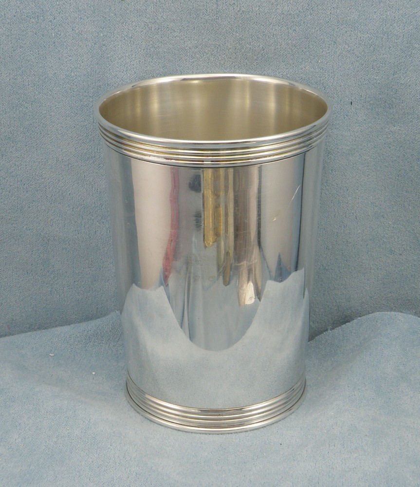 Vintage Heavy Solid Sterling Silver Derby Mint Julep Cup - Marked "Sterling"
