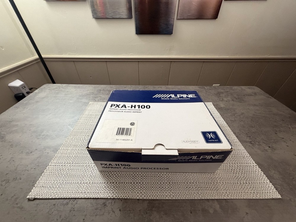 Alpine PXA-H100 Imprint Audio Processor w/ Ai-Net Cable DSP ✅ Description