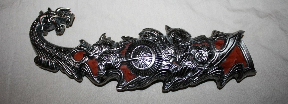 Fantasy 14" Medieval Knight & Dragon Dagger with Sheath