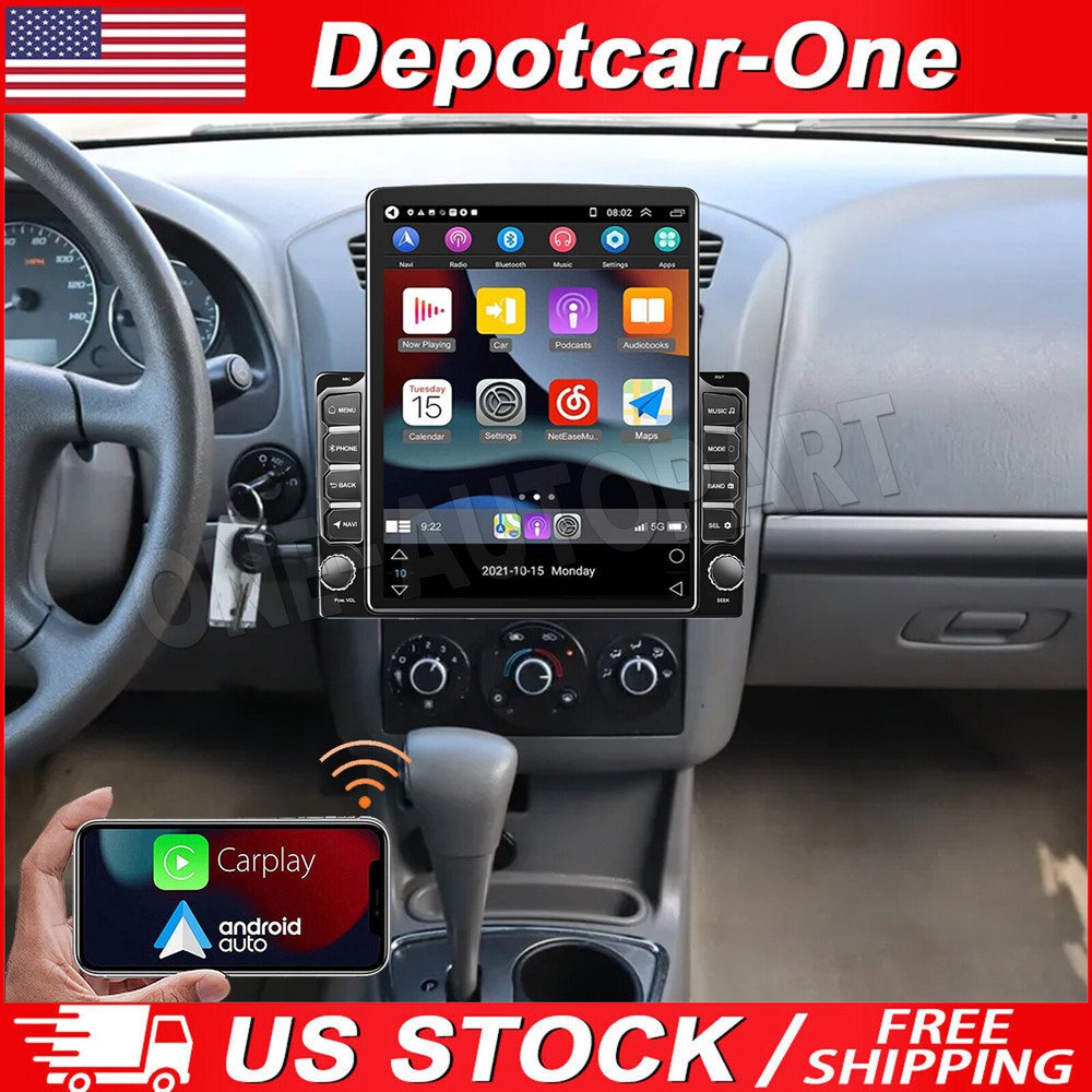 For Chevrolet Malibu 2004-2007 Car Stereo Radio Android 13 CarPlay GPS + Camera