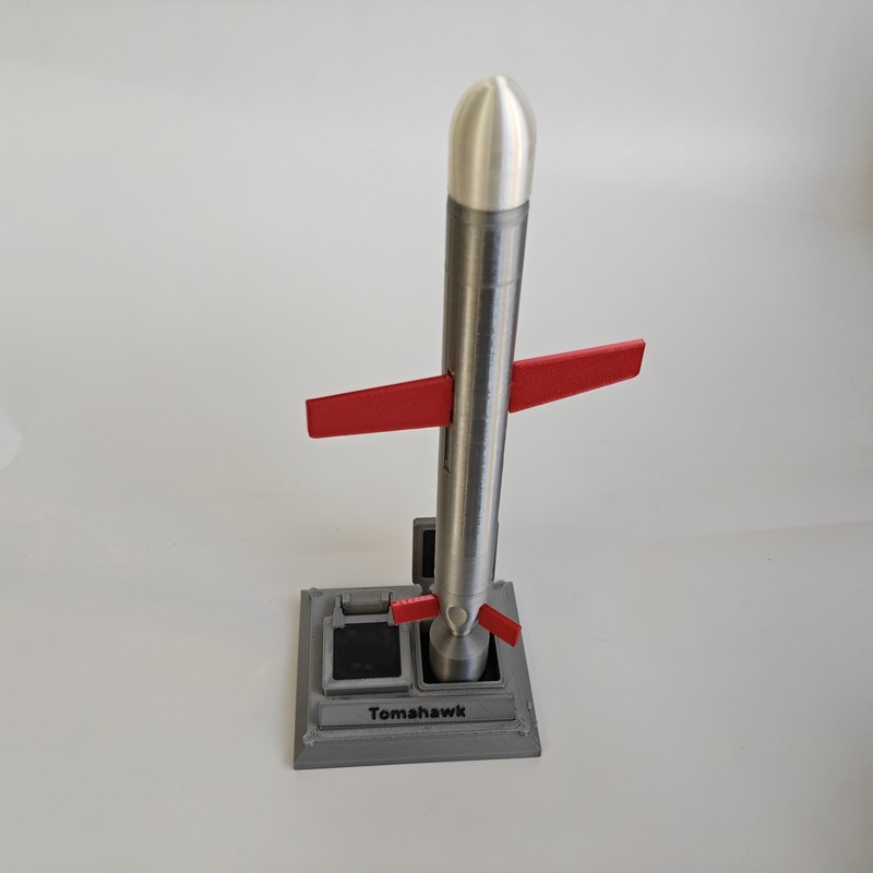 1:30 US Navy Tomahawk Cruise Missile Model 20cm 3D Printed Military Collection