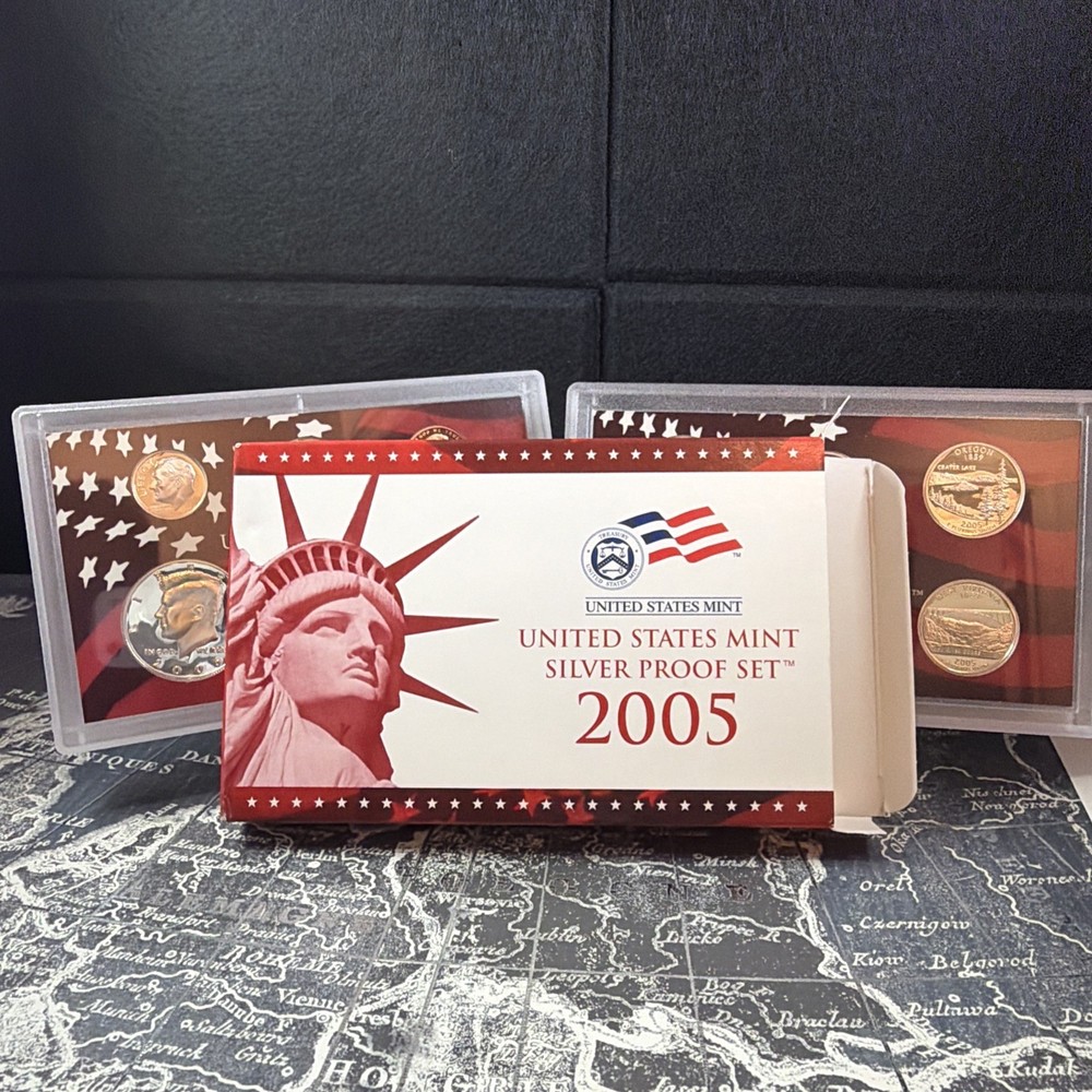 2005 US Mint Silver Proof Set w/OGP/COA