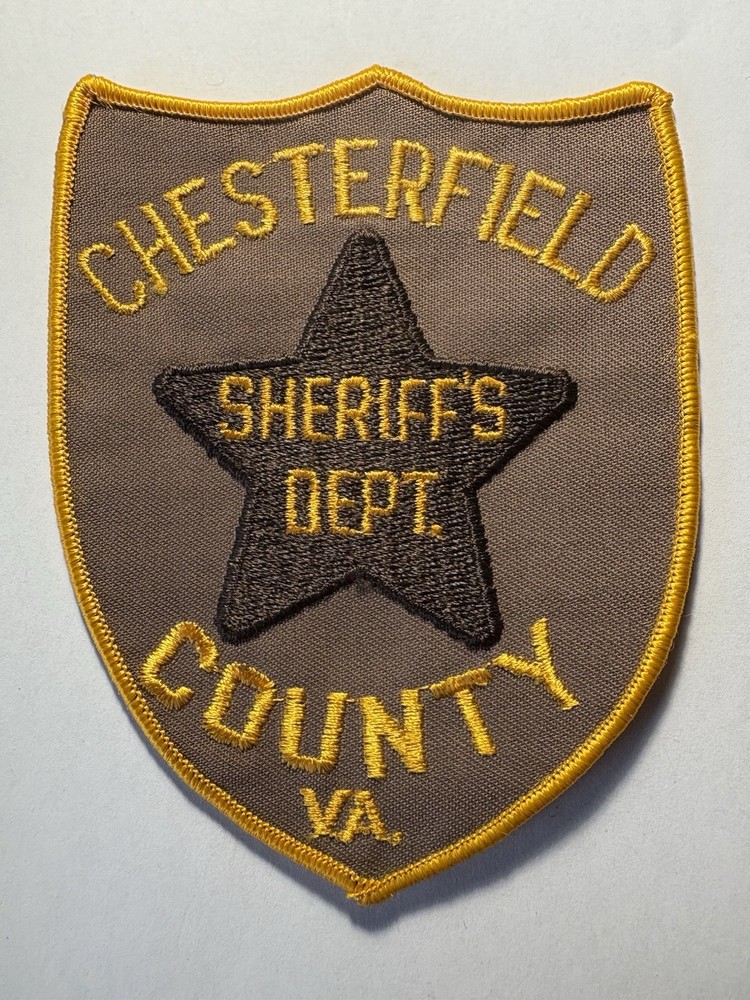 Chesterfield County Virginia Sheriff Patch