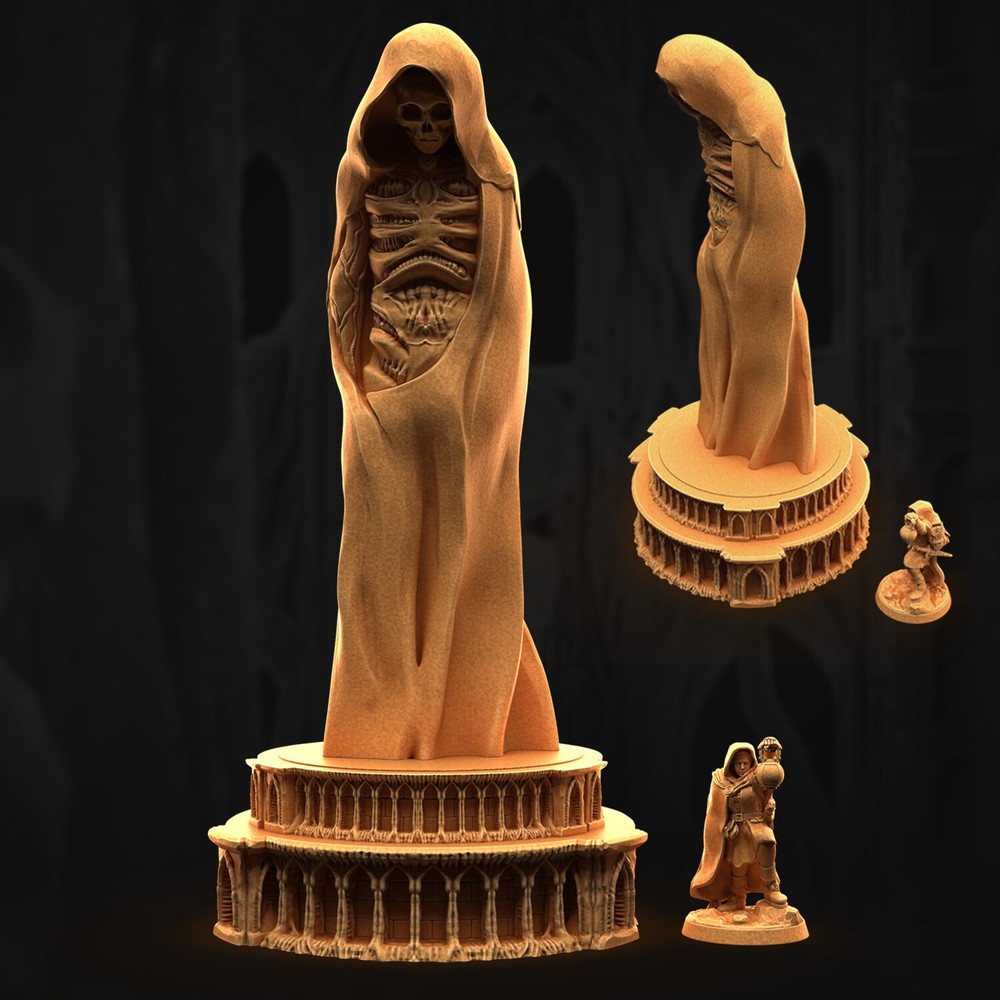 Tabletop Terrain - Wargaming Terrain - Sunless Lands - Patron Statue