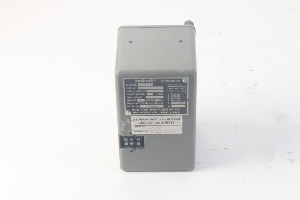 Rustrak Model A Chart Recorder Milliamperes 115V