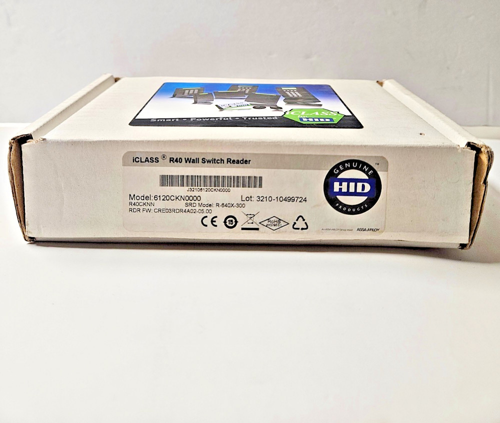 HID 6120CKN0000  R40 Wall Switch Reader NEW
