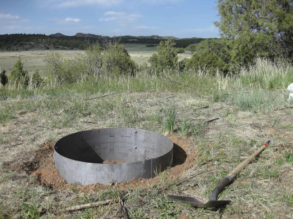 Fire Pit Campfire Ring 72" Diameter x 12" Deep Extra Large