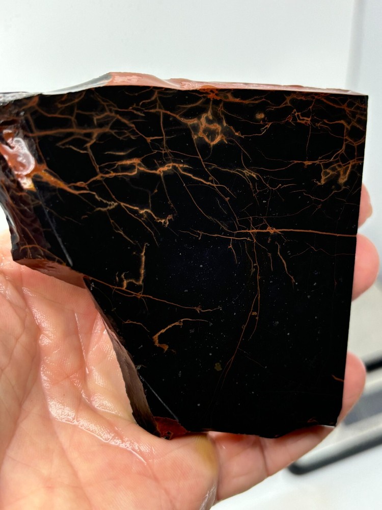Spiderman Jasper slab Cabbing Lapidary Combo Ship Avail Oregon