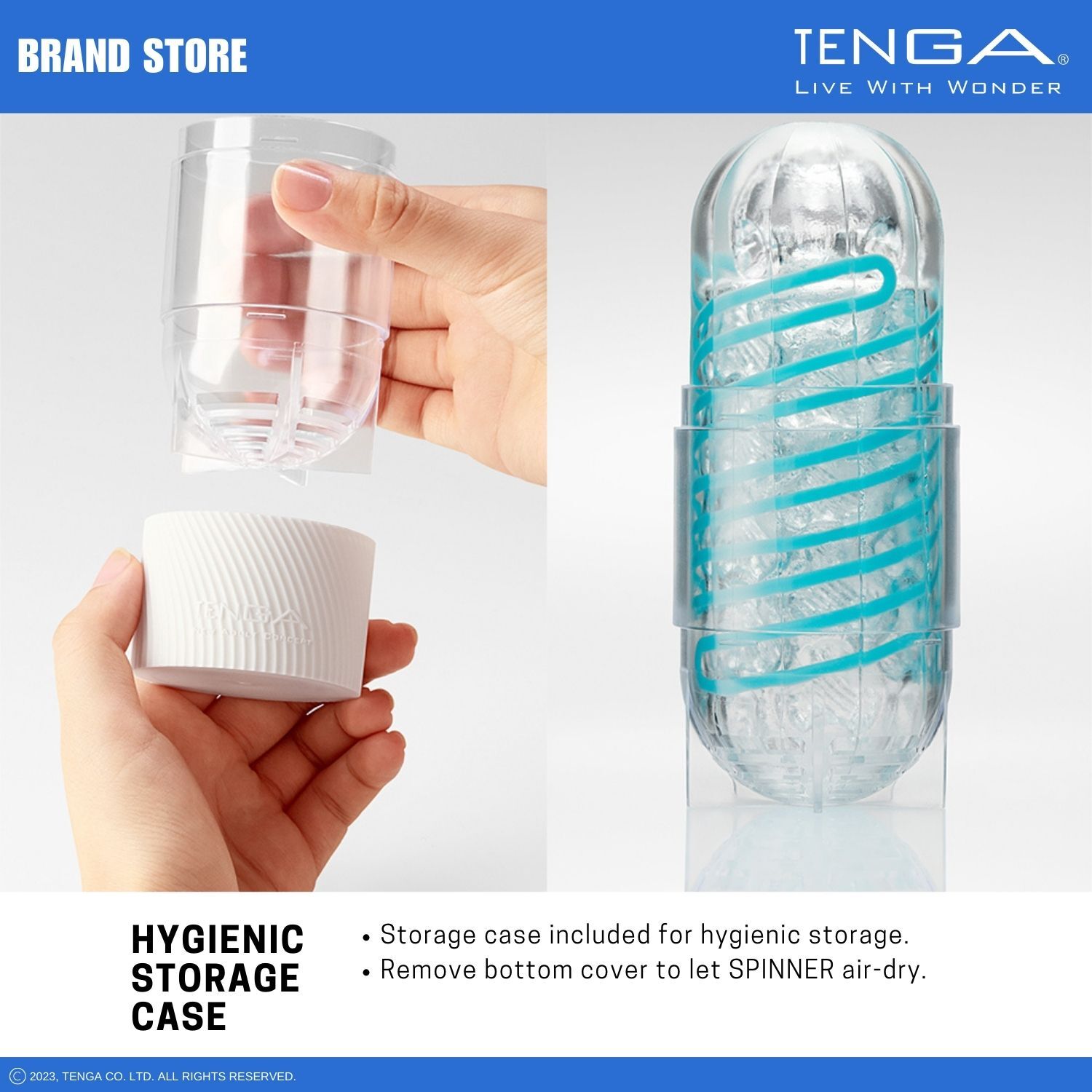 TENGA SPINNER Reusable Spiral-Motion Male Masturbator/Stroker NIB NWT