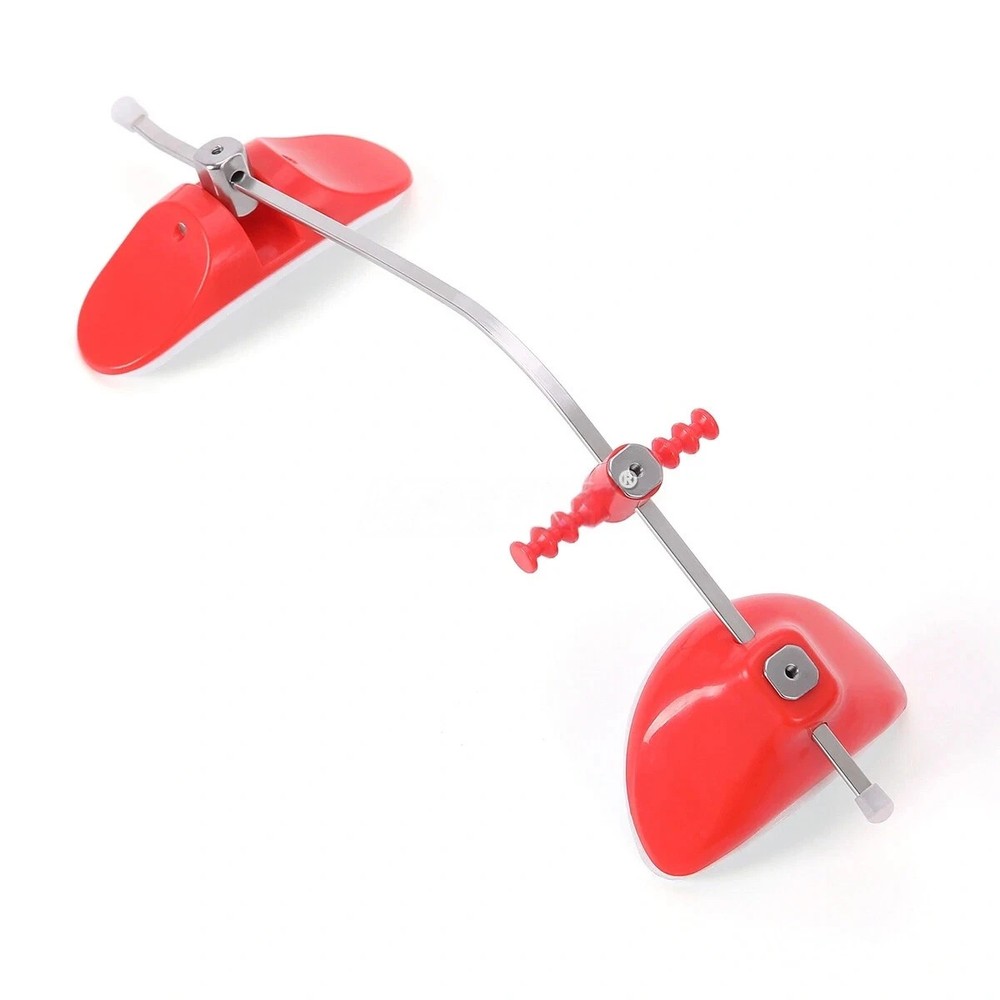 Dental Ortho Adjustable Reverse-Pull Forward Pull Headgear Single Bar Red/Blue