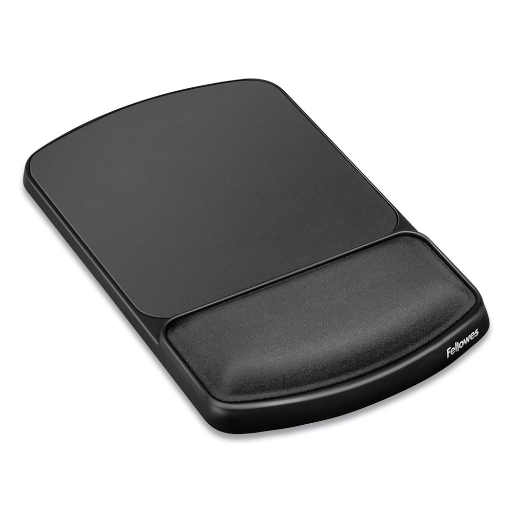 Fellowes Gel Wrist Rest and Mouse Pad - Graphite/Platinum