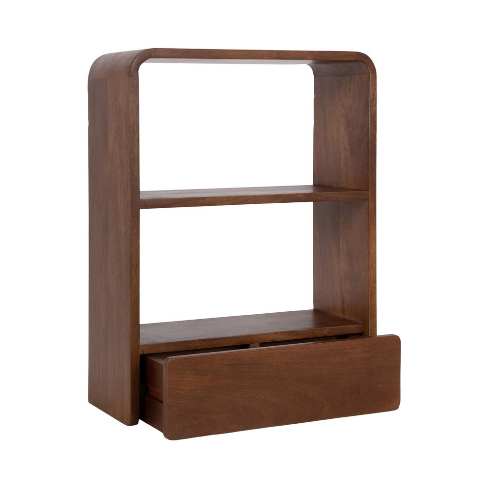Kate and Laurel Kato Wall Shelf with Drawer