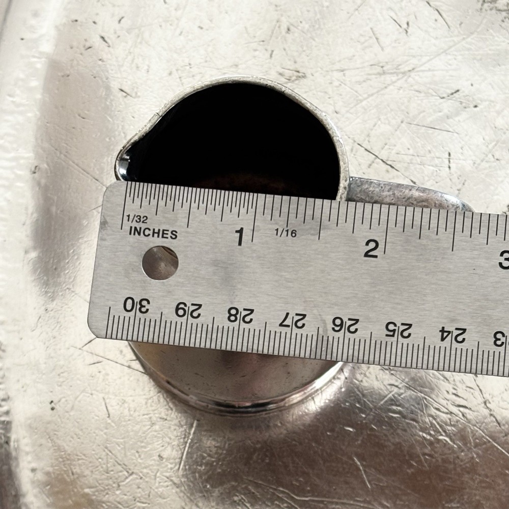 Silver Plate Creamer Hotel Dixie New York Lovely Shape