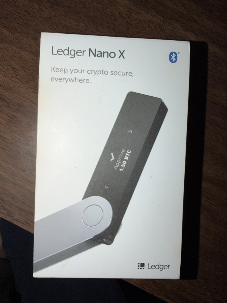 Ledger Nano X Cryptocurrency Bluetooth Hardware Wallet - NEW SEALED -