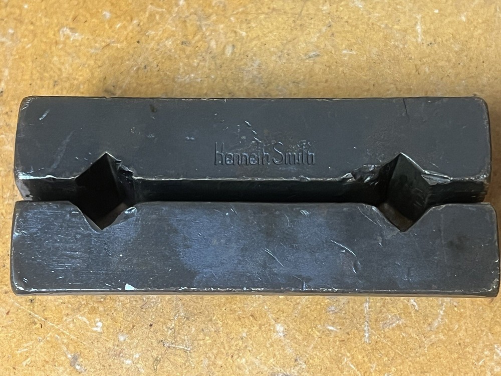 VINTAGE KENNETH SMITH 4” BRASS BENCH BISE JAWS ~