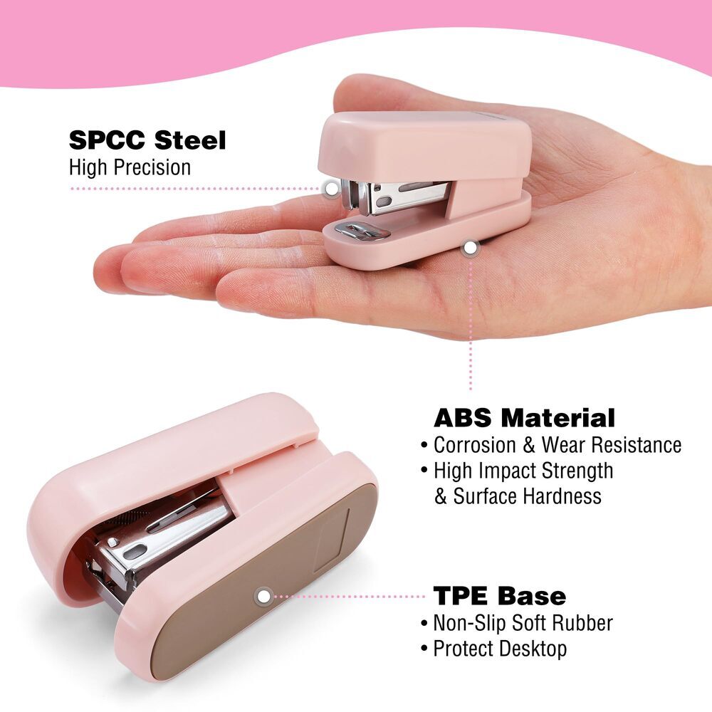 WORKPRO Mini Stapler Stapler Set 2 Stapler 1 Staple Remover 2000 Standard Staple