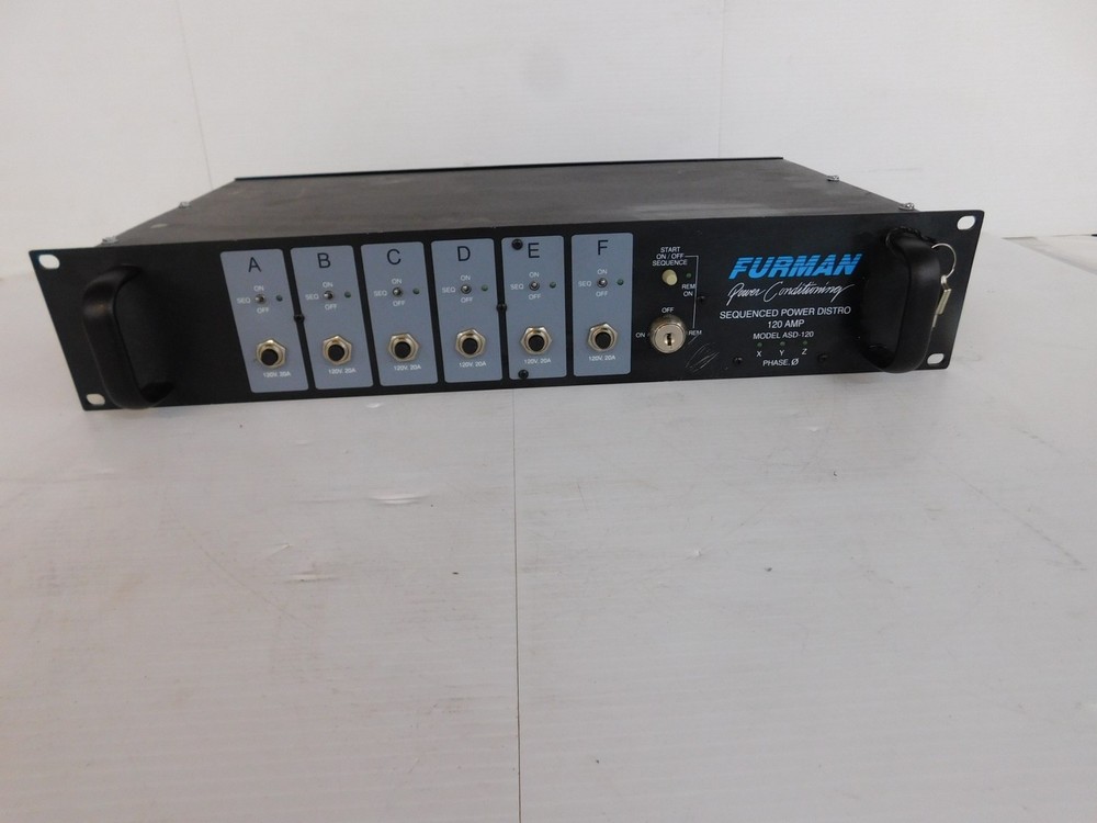 FURMAN SEQUENCED POWER DISTRIBUTION 120 AMP MODEL ASD-120 (MPT31)