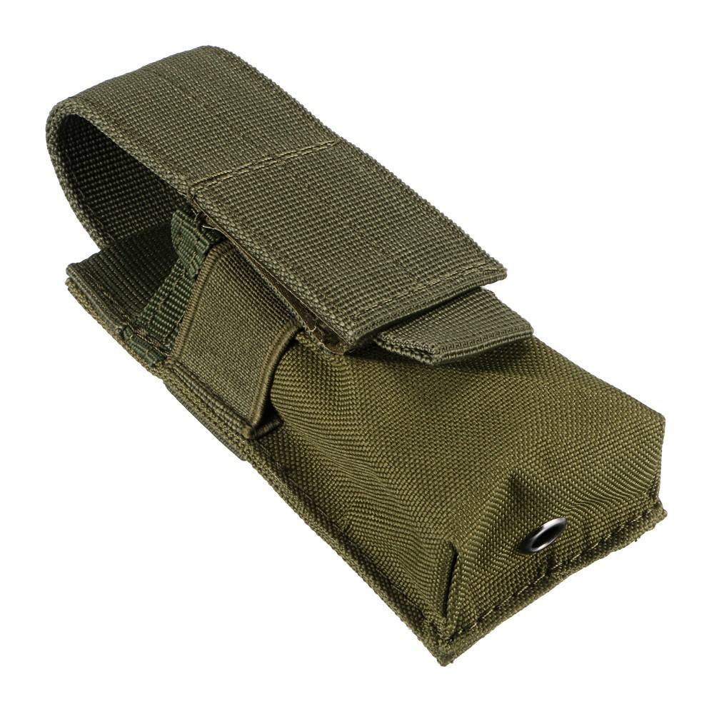 Tactical Molle Flashlight Holder Holster Flashlight Pouch Torch Carry Case B