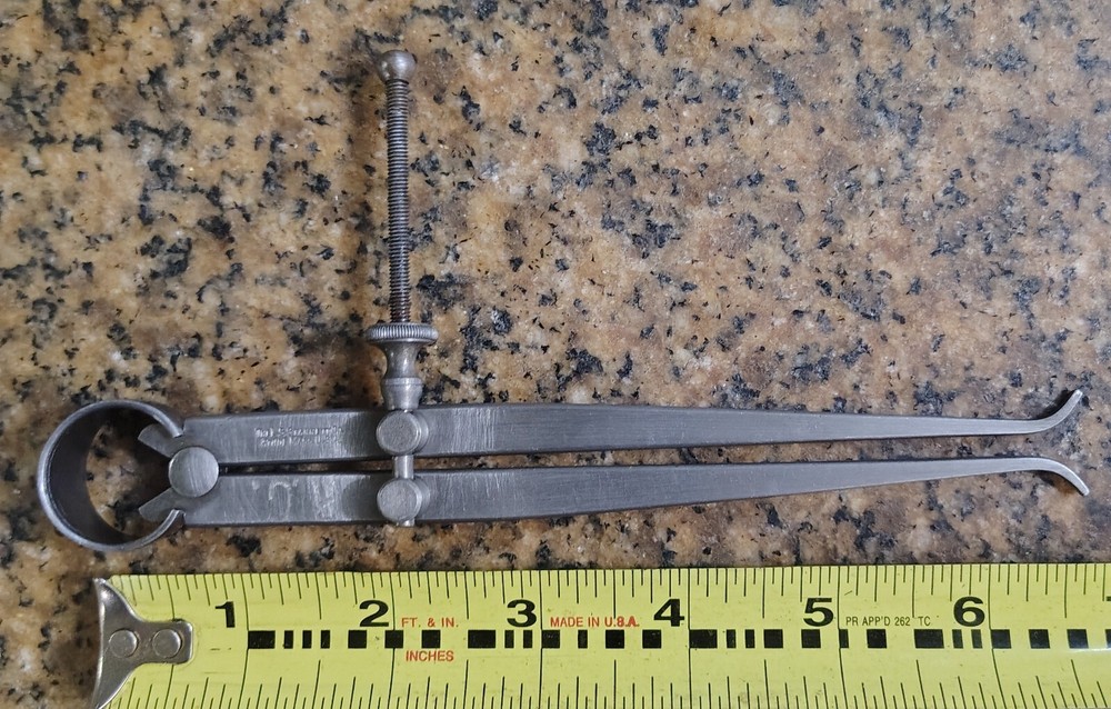 🗽VINTAGE STARRETT 6" ID CALIPER