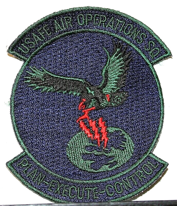 USAFE Air Operations Squadron Insignia Badge Crest Patch Subdued
