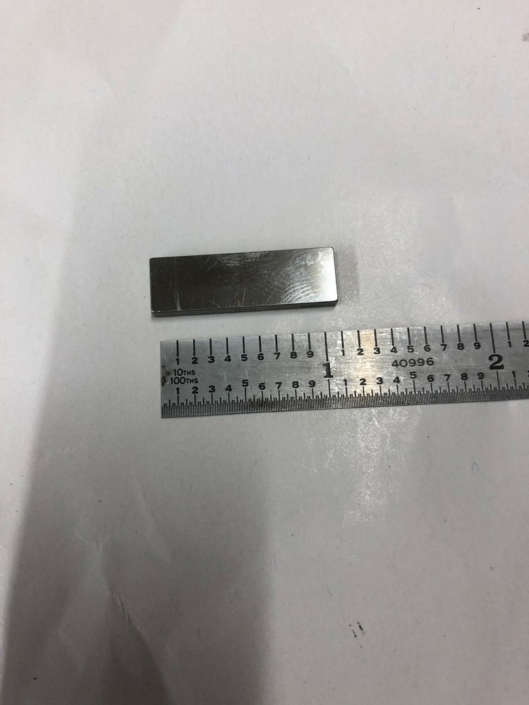 .109" DoALL Rectangle Steel Gage Gauge Block.