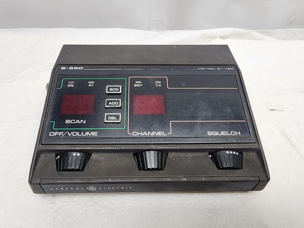 GE S-550 Control System General Electric S550 Control Head 2 way Mobile Radio
