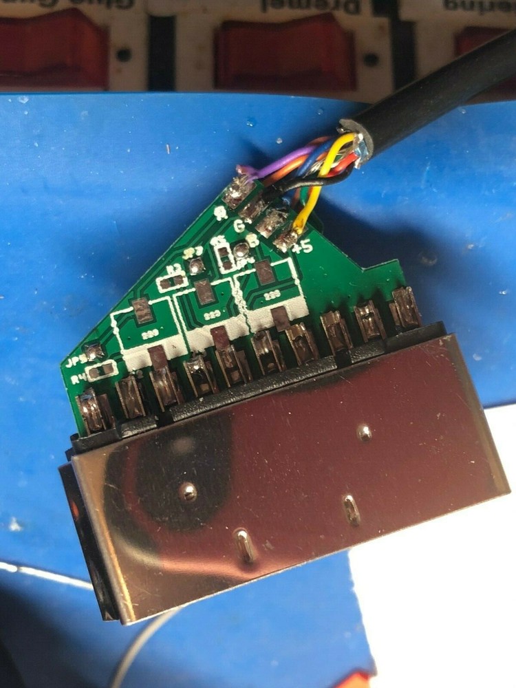 Atari Jaguar RGB Stereo Shielded SCART cable Free SHIP !