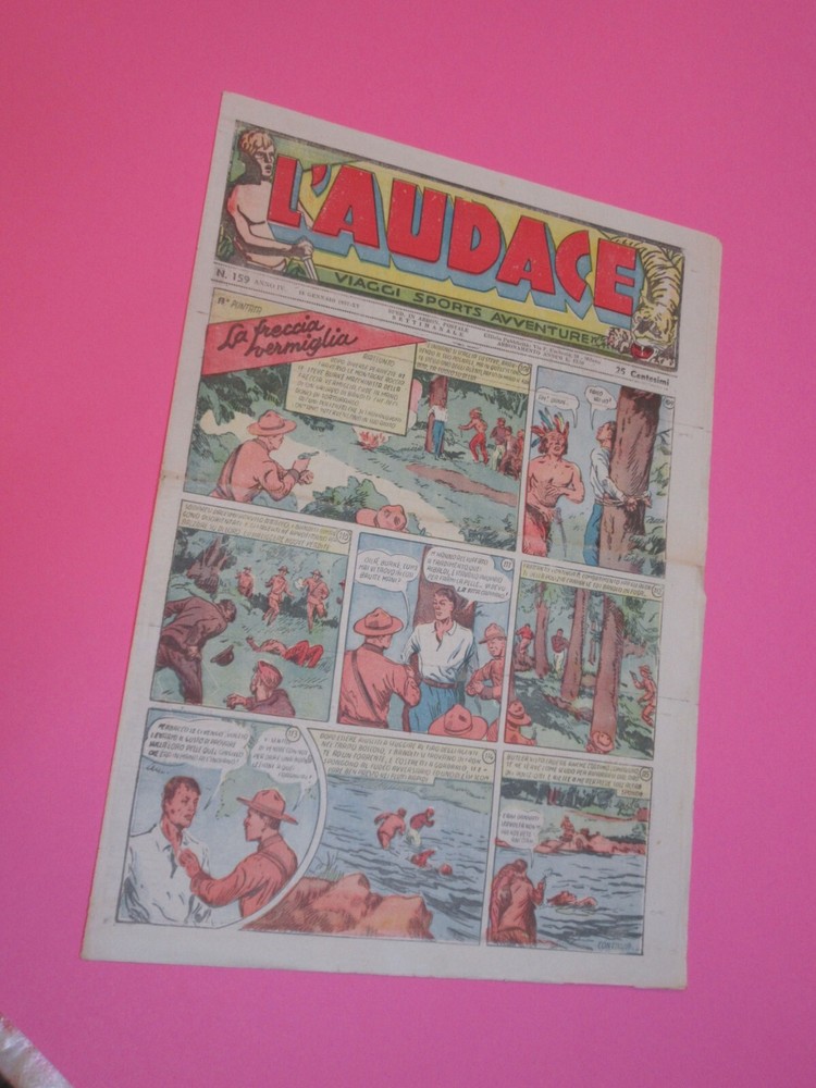 L'AUDACE No. 159 Saev 1937 Original EXCELLENT "on sheet"!!