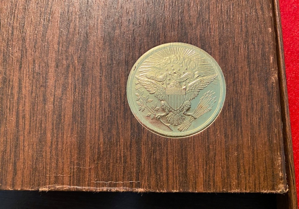 1971 S Silver Proof Eisenhower Ike Dollar Brown Box - OGP