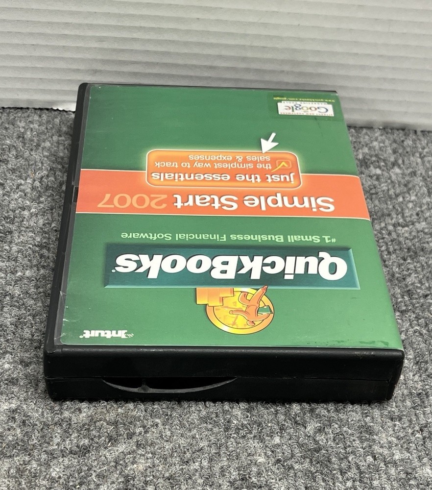 QuickBooks Simple Start 2007 Essentials Edition Financial Windows Vista 2000 XP