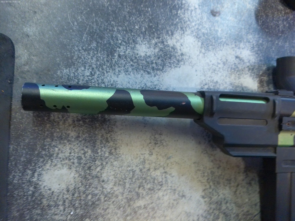 Stealth Camo Paintball Marker Untested, AS IS