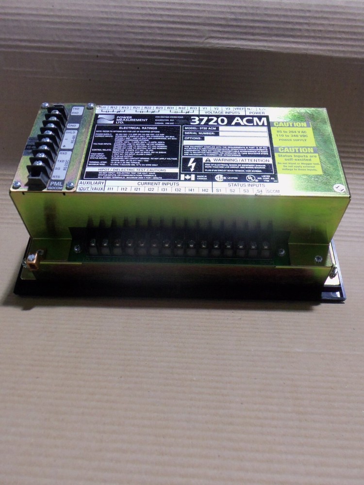 POWER MEASUREMENT LTD 3720 ACM ELECTRONIC POWER METER FLAWED