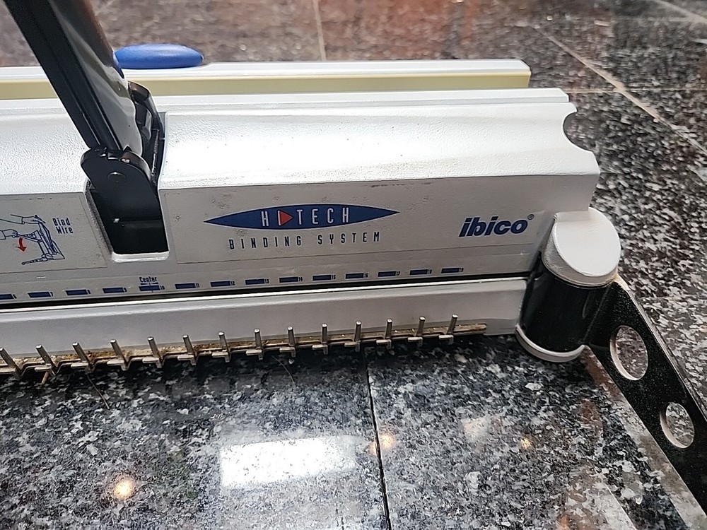 Ibico HI-Tech Binding System 19 Comb Punch Plastic Wire Machine FREE SHIP